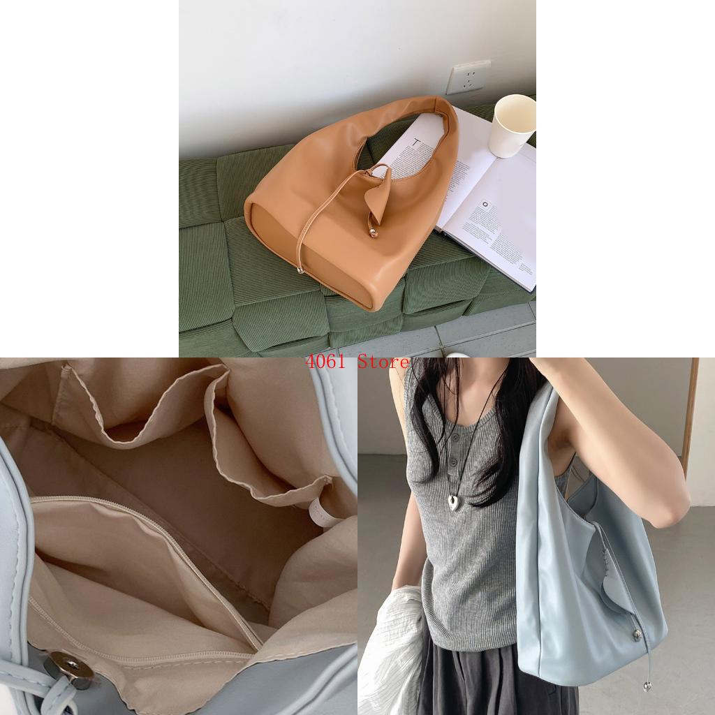 Leatherwork Essentials - Tas Tangan PU Praktis Kapasitas Besar
