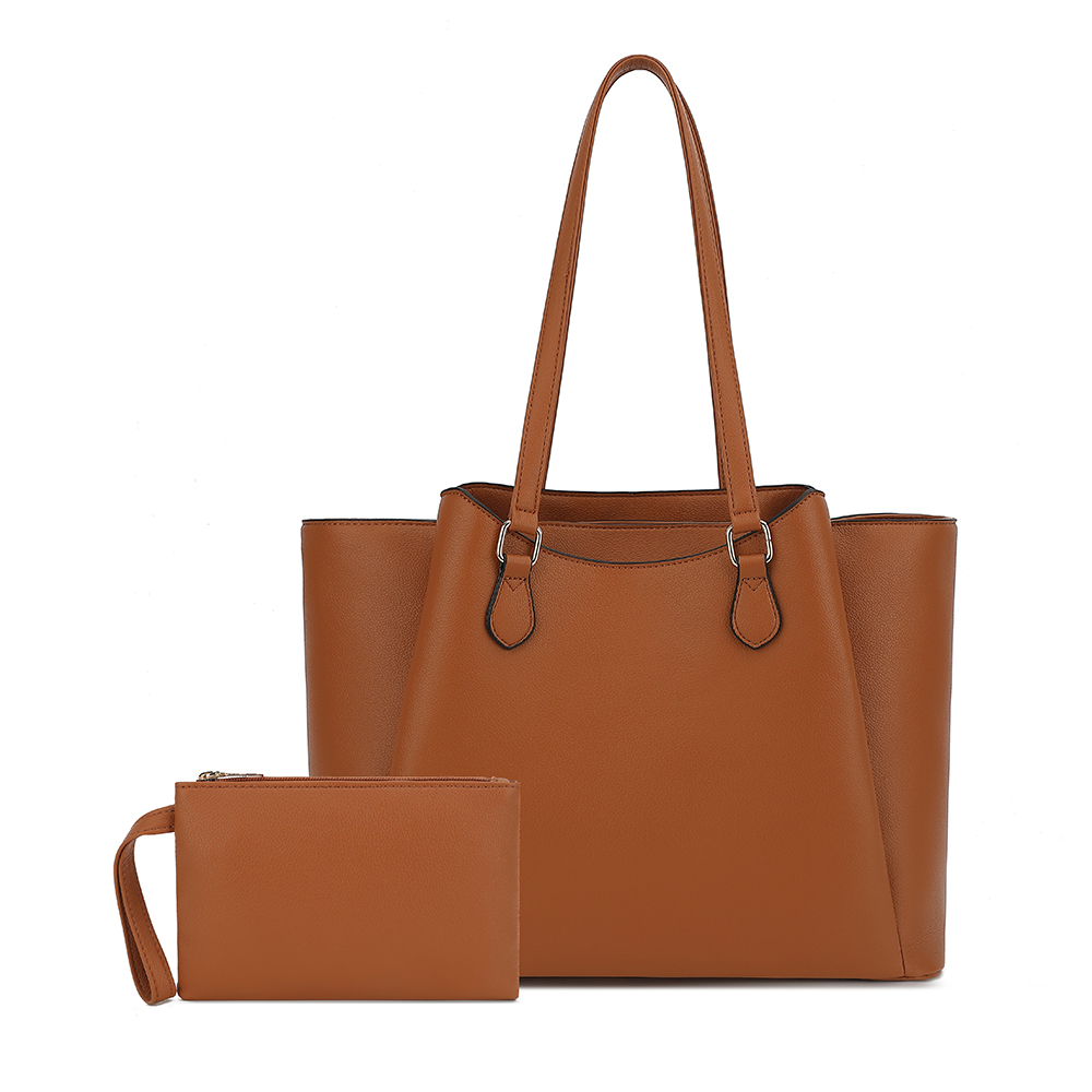 Leather Work Handbag - Tas Tote untuk Wanita, Tas Bahu