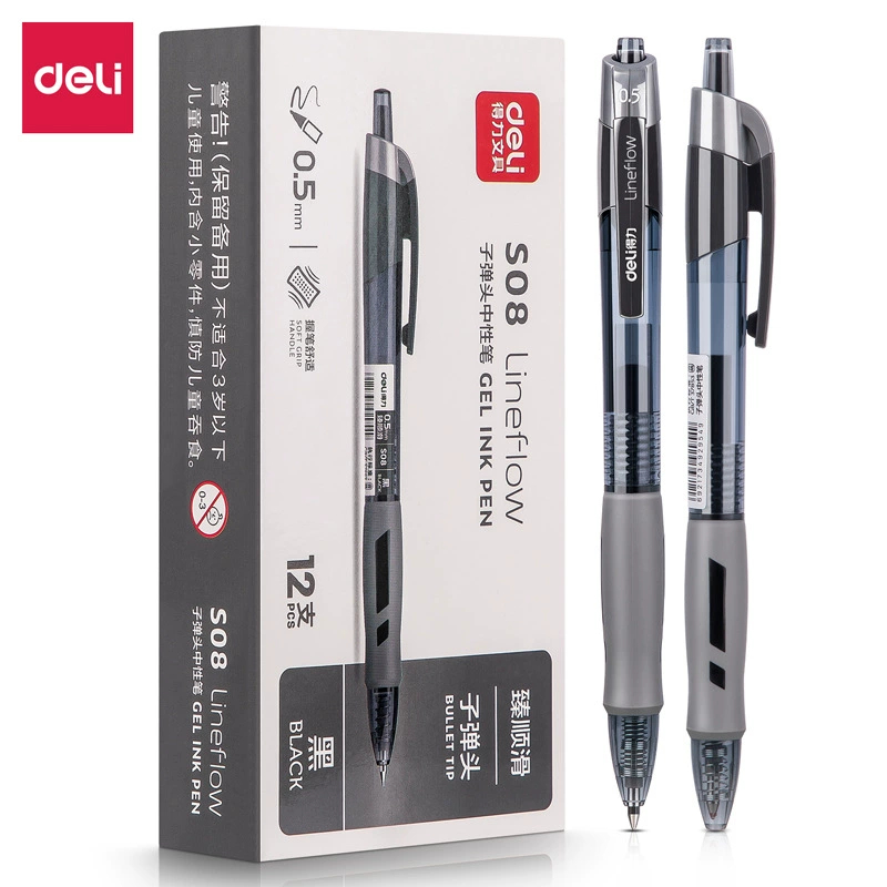 Pentel Pen Energel - DELI Pena Tinta Gel 0.5 Mm