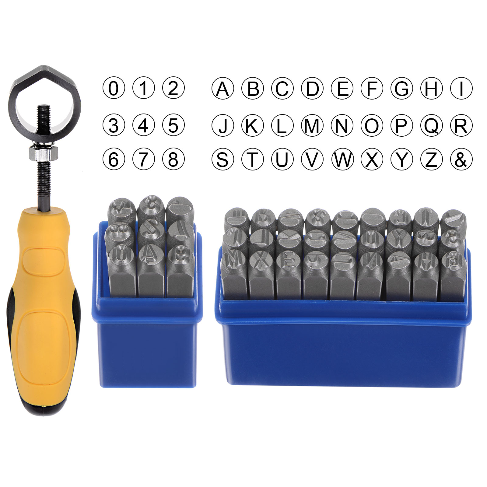Leatherwork Punching Tool - Kit Pengepresan Logam 6mm 10mm 12.5mm