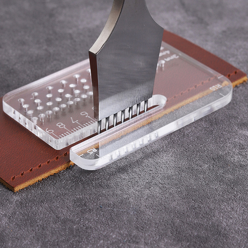 Leatherwork Ruler - Alat Bantu Pemotongan Kulit Manual 1PC
