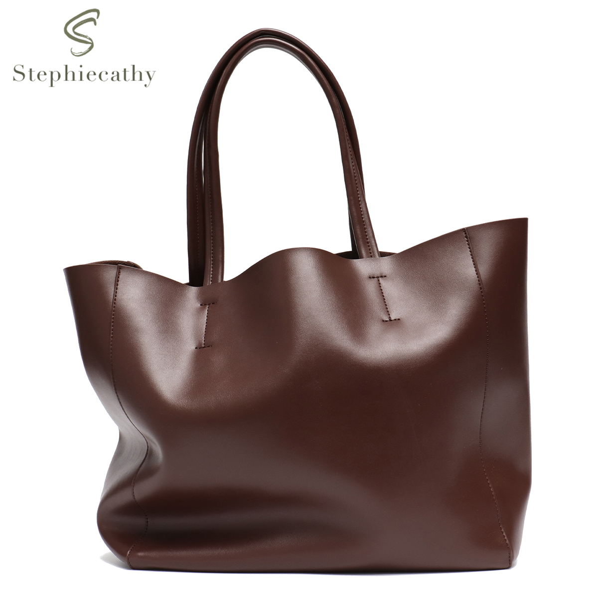 Leather Work Handbag - Tas jinjing kapasitas besar untuk wanita,