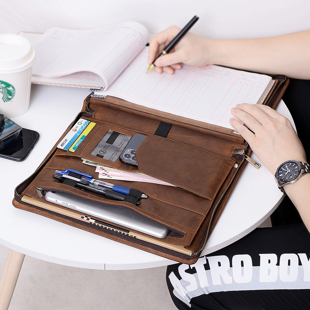 Folio Kerja untuk Pria dan Wan - Leather Work Folio ulasan dan harga