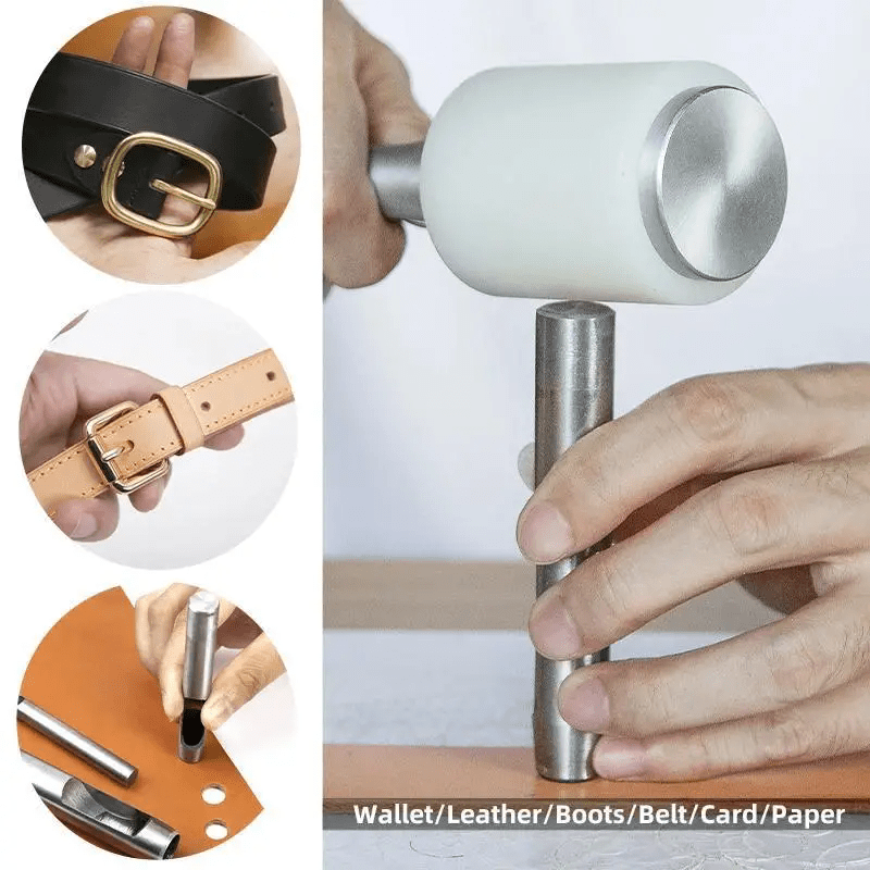 6 buah alat pembuat lubang kul - Leatherwork Punching Tool ulasan dan harga