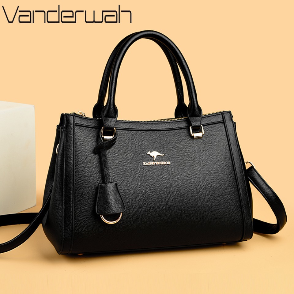 Tas Selempang Kulit PU Lembut  - Leather Work Handbag ulasan dan harga