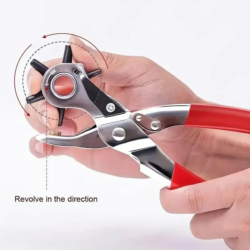 Tang Pembuat Lubang Kulit Puta - Leather Punch Revolving ulasan dan harga