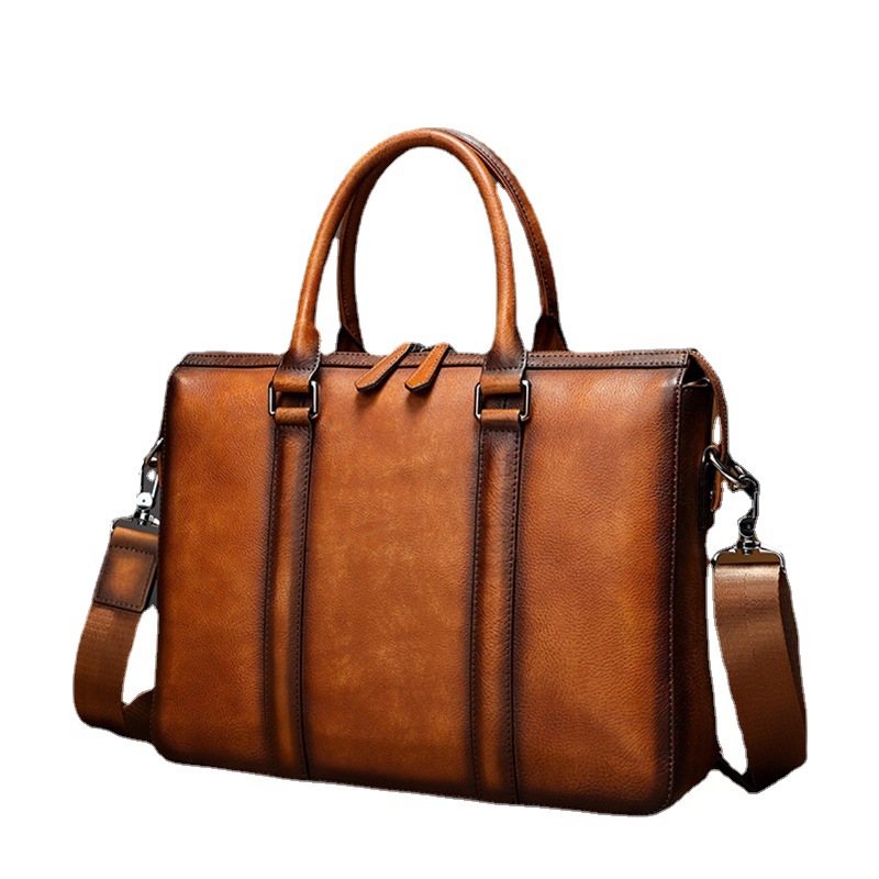 Tas Kerja Kulit Asli YETTIES | - Leather Work Handbag ulasan dan harga