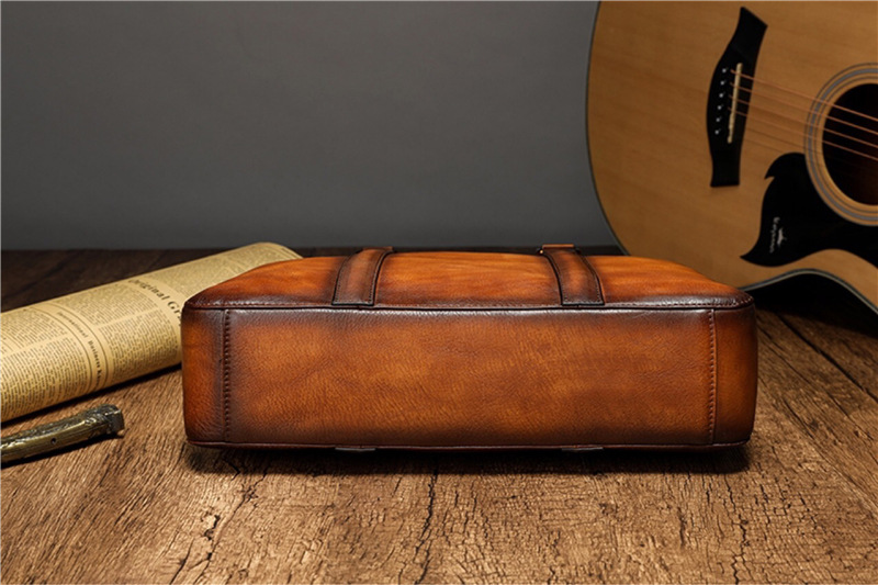 Tas Kerja Kulit Asli YETTIES | - Leather Work Handbag ulasan dan harga