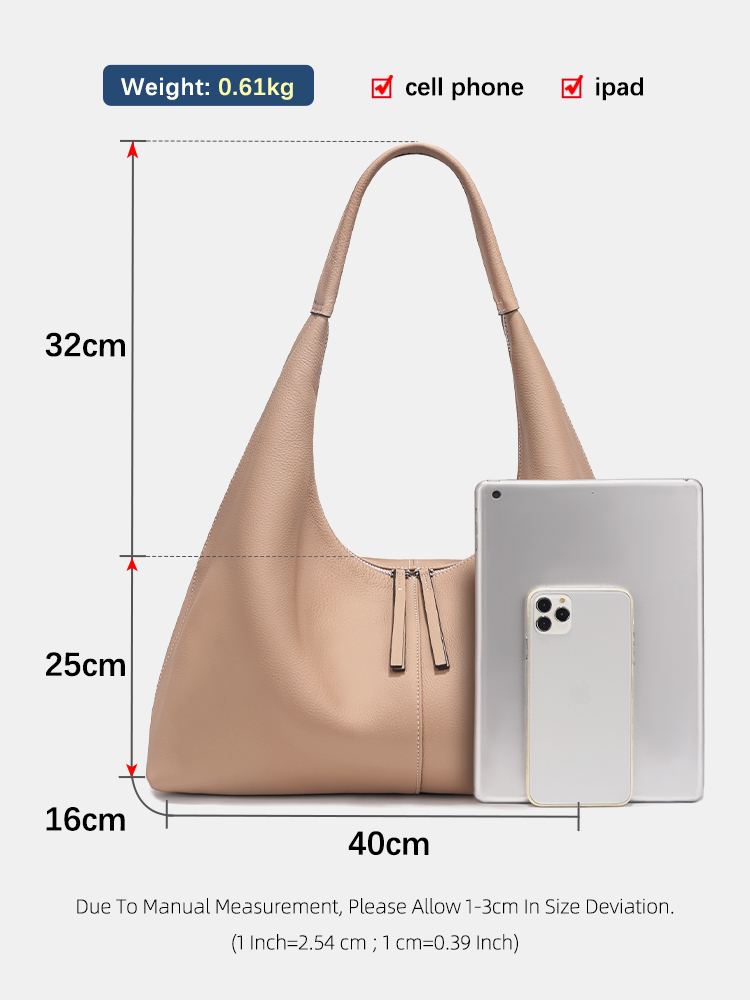 Zency Tas Tote Kapasitas Besar - Leather Work Handbag ulasan dan harga