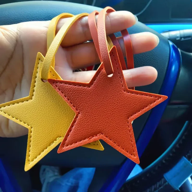 Bintang PU kulit rumbai gantun - Leatherwork Ruler ulasan dan harga
