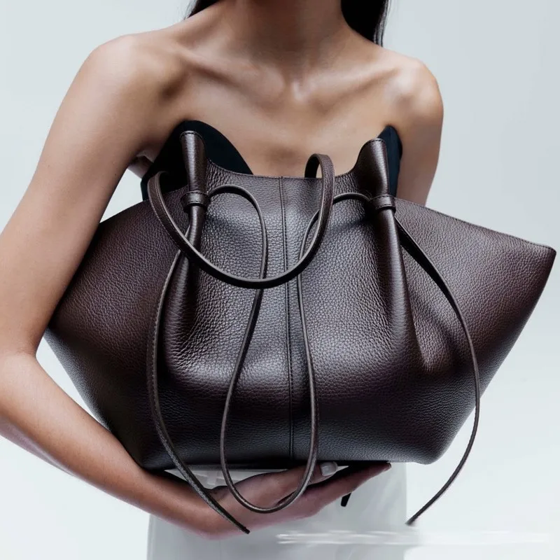 Tas Bahu Kulit Wanita Dompet D - Leather Work Handbag ulasan dan harga