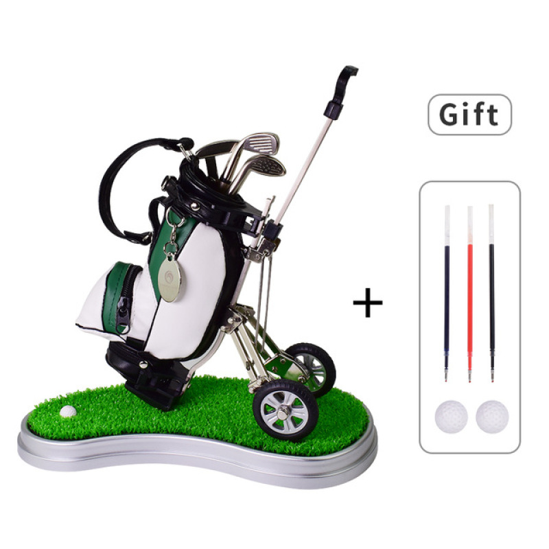 1 Set Tempat Pena Kulit Golf d - Leatherwork Desk ulasan dan harga