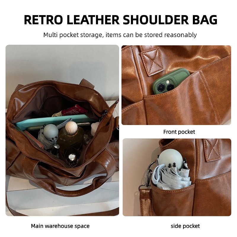 Tas Tangan Wanita Retro Kulit  - Leather Work Handbag ulasan dan harga