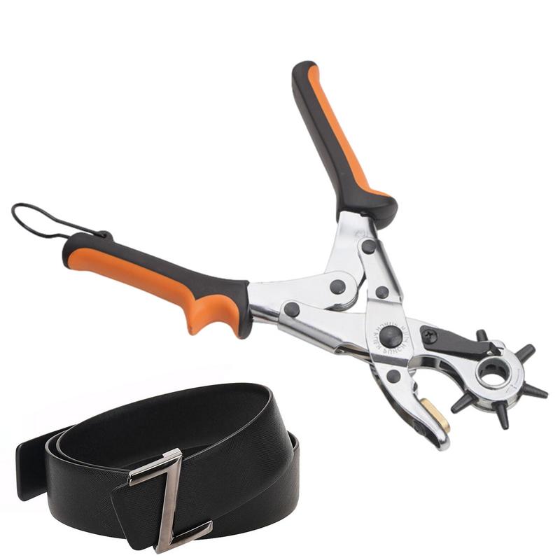 Sabuk kulit pelubang tali jam  - Leather Punch Revolving ulasan dan harga
