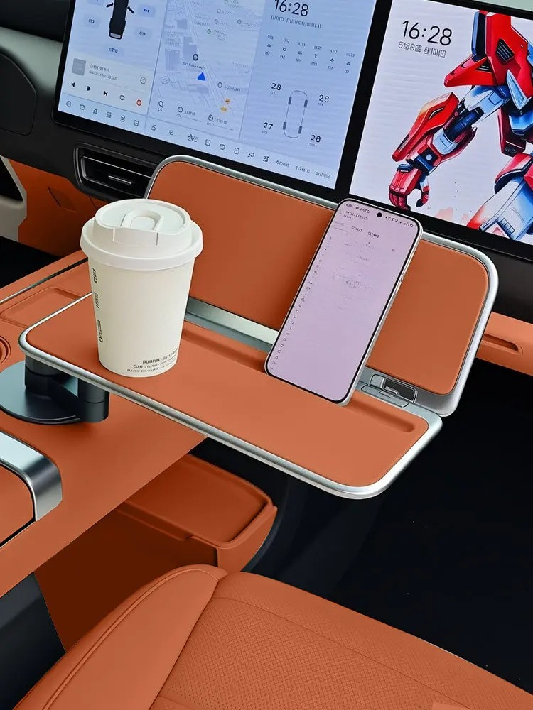 Meja Kecil Konsol Tengah denga - Leatherwork Desk ulasan dan harga