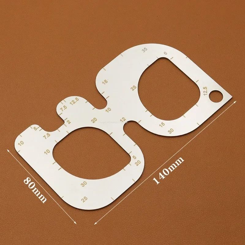 R penggaris posisi baja antika - Leatherwork Ruler ulasan dan harga