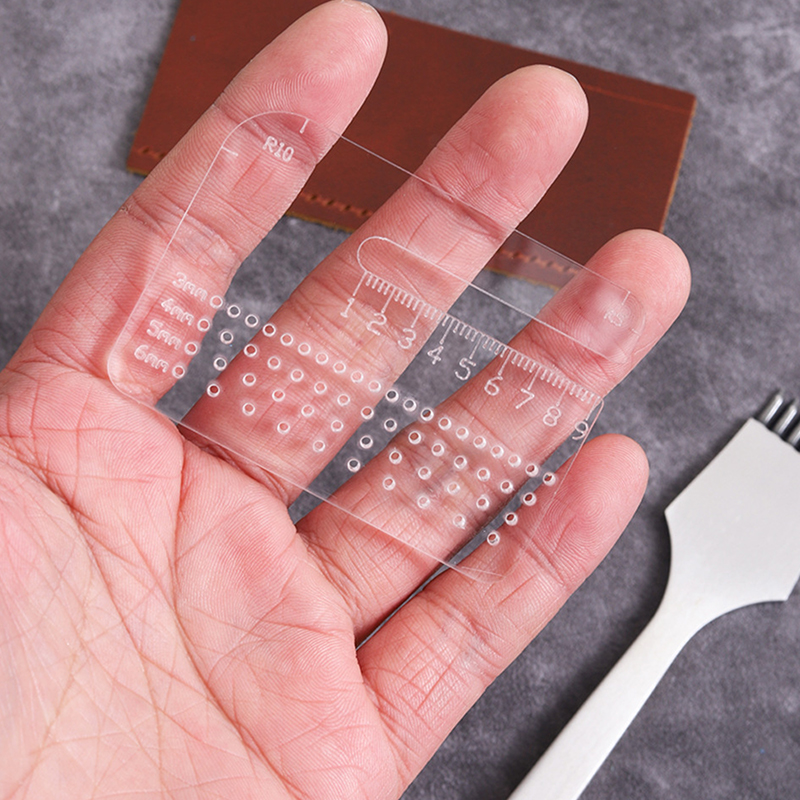 Alat Bantu Pemotongan Kulit Ma - Leatherwork Ruler ulasan dan harga