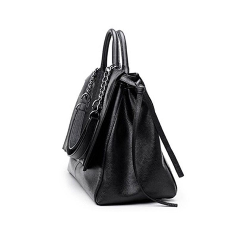 Tas Tote Elegan Dengan Resleti - Leather Work Handbag ulasan dan harga