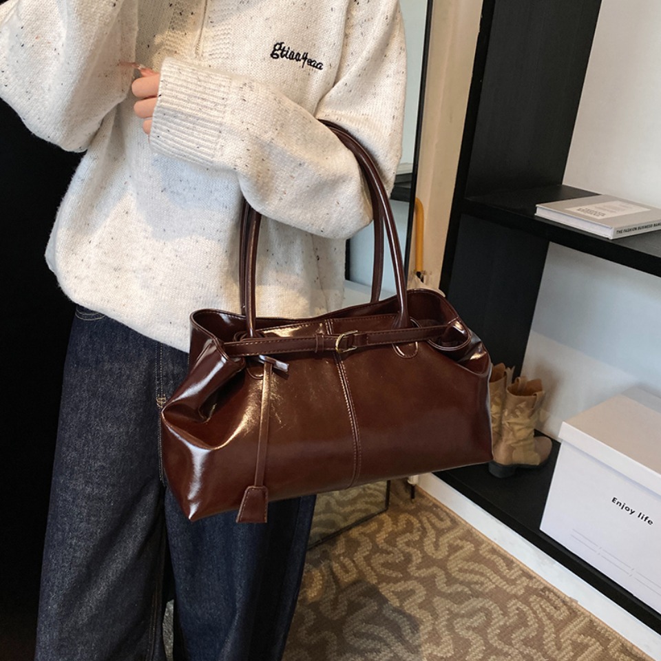 Tas Selempang Hobo Kulit PU Mi - Leather Work Handbag ulasan dan harga