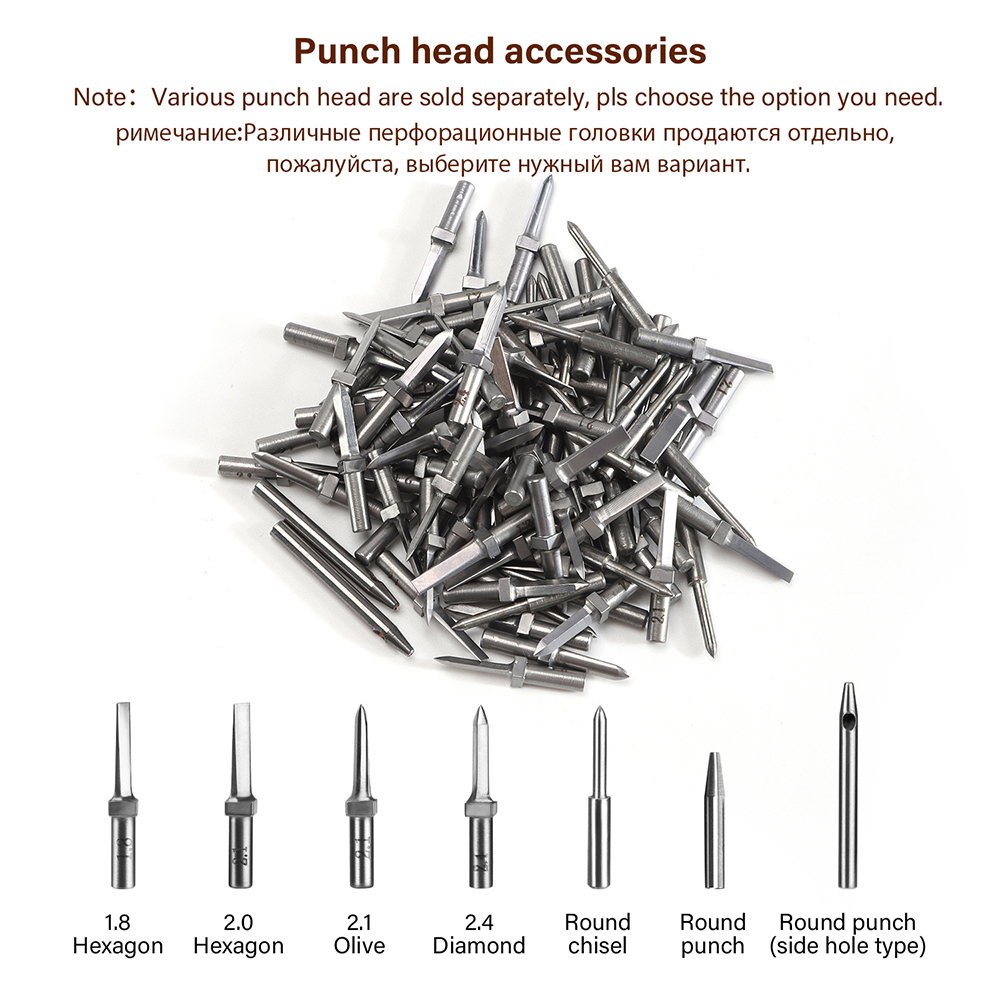 WUTA 20 buah kepala lubang bul - Leather Punch Revolving ulasan dan harga
