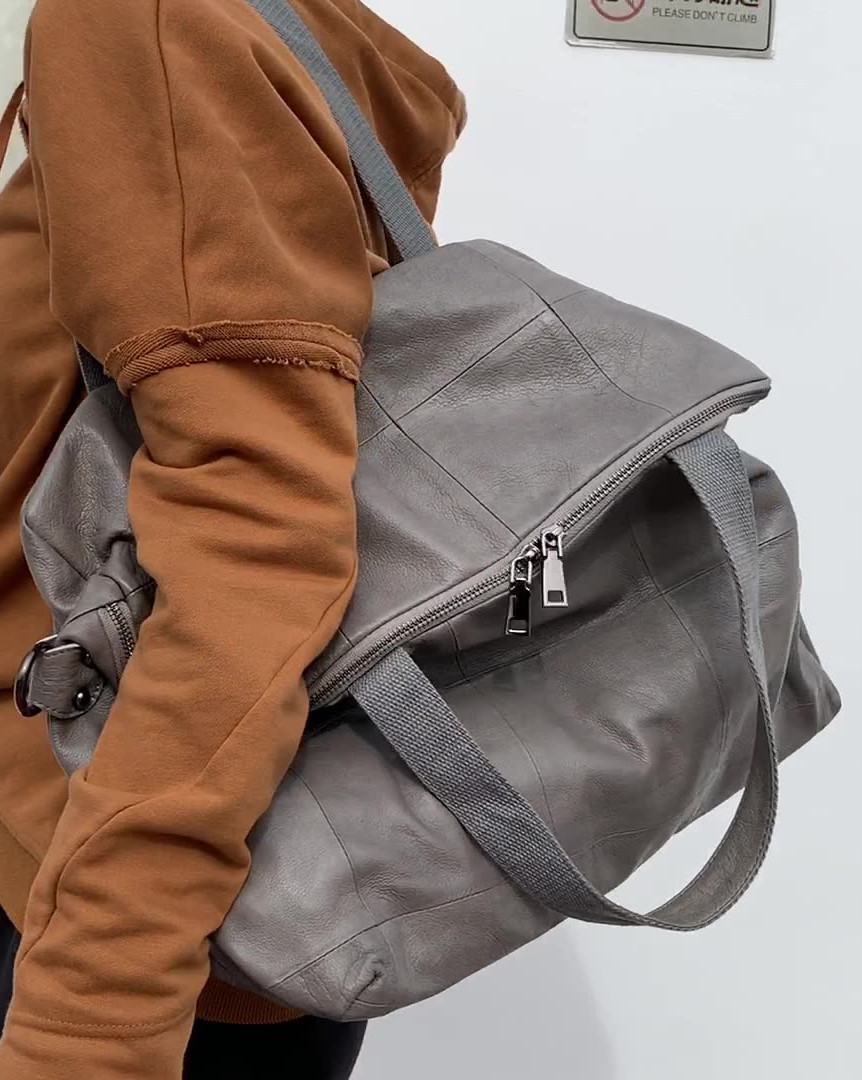 Tas Tote Kapasitas Besar untuk - Leather Work Handbag ulasan dan harga