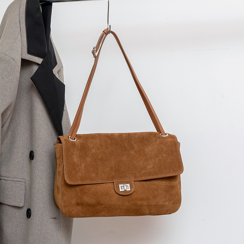 Tas Selempang Kulit Suede Asli - Leather Work Handbag ulasan dan harga