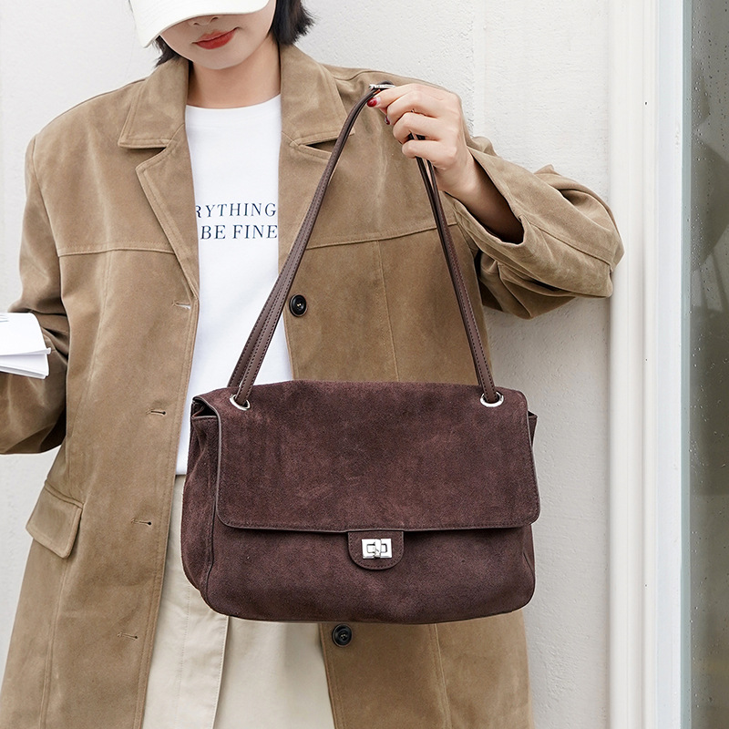 Tas Selempang Kulit Suede Asli - Leather Work Handbag ulasan dan harga