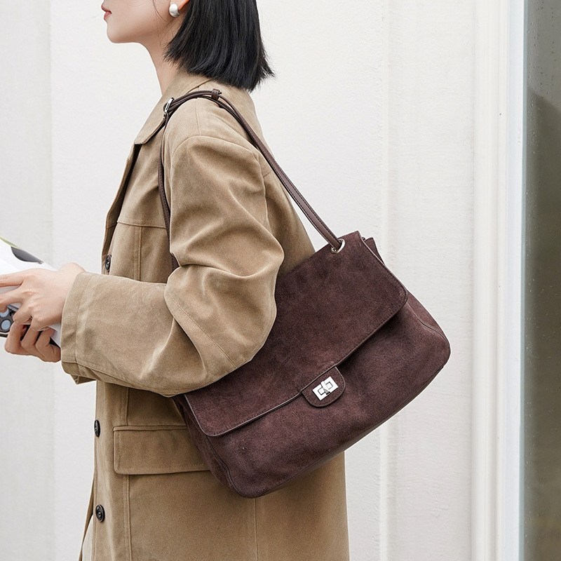 Tas Selempang Kulit Suede Asli - Leather Work Handbag ulasan dan harga