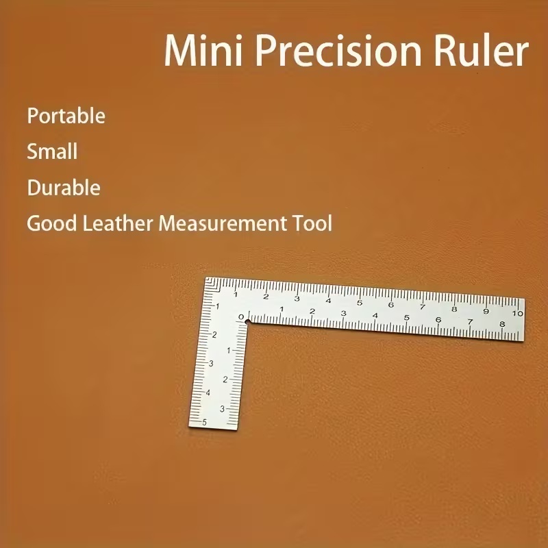 Penggaris Baja Tahan Karat Ben - Leatherwork Ruler ulasan dan harga